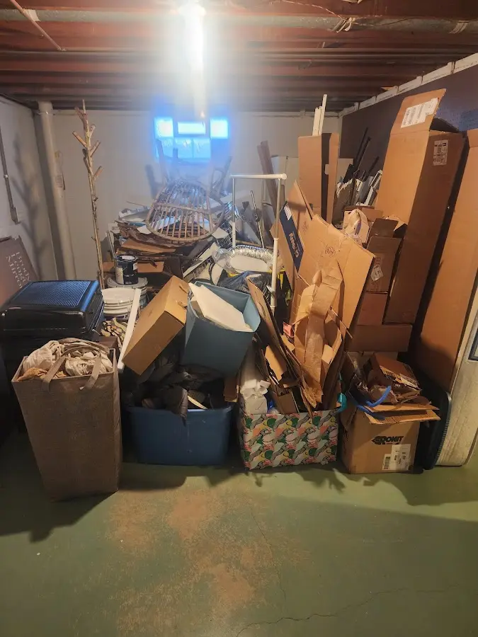 Roll-off dumpster container at job site for Construction Dumpster Rental in Country Walk